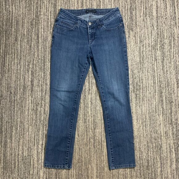 Lee Platinum Label Women's Size 6 Short Blue Skinny‎ Jeans Stretch - Picture 1 of 8